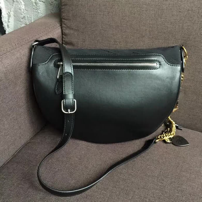 BALENCIAG巴黎世家 半月腰包 帆布材質 滿飾Balenciaga標識提花  BL1812